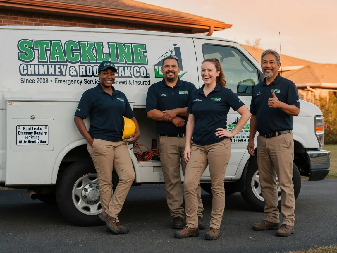 Chimney flashing repair company in Perronville, MI